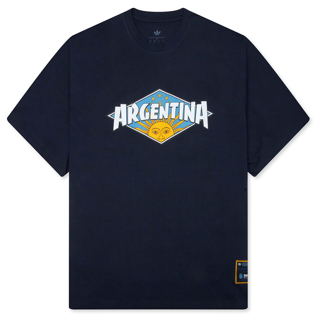 Adidas x Thrasher x AFA Argentina Tee 2 - Night Navy